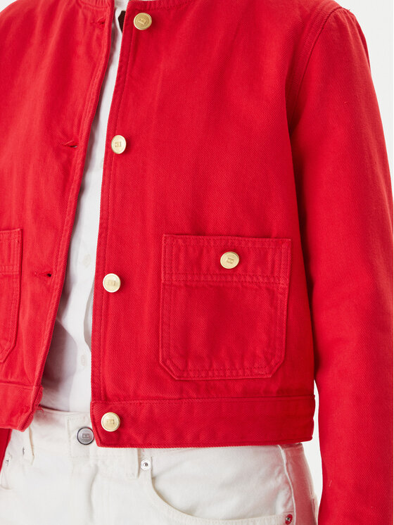 Tommy Hilfiger Tommy Hilfiger Дънково яке WW0WW48591 Оранжев Regular Fit