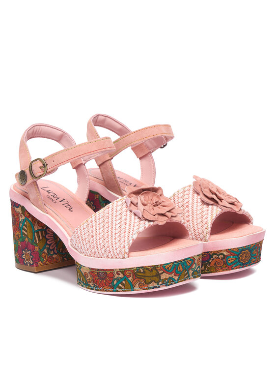 Laura Vita Laura Vita Босоніжки Noao 01 Рожевий