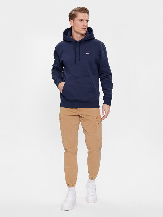 Tommy Jeans Tommy Jeans Bluza Regular Fleece DM0DM09593 Granatowy Regular Fit