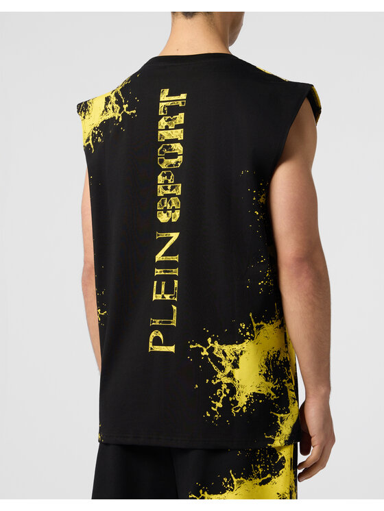 Plein Sport Plein Sport Tank top 28361 Czarny Regular Fit