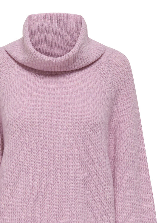 ONLY ONLY Поло Whitney 15353187 Розов Oversize