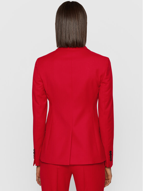 BOSS Boss Švarkas Jabielle 50437812 Raudona Regular Fit