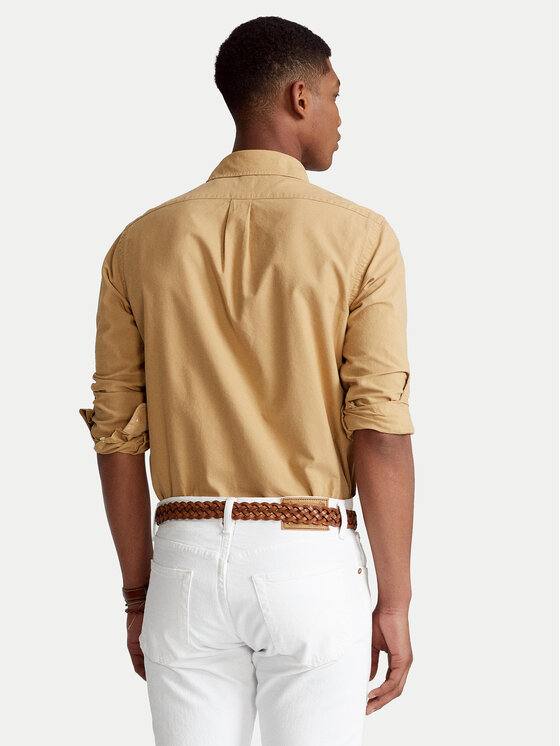 Polo Ralph Lauren Polo Ralph Lauren Сорочка 710804257021 Темно-бежевий Slim Fit