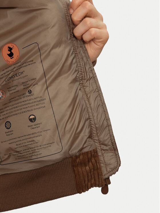 Save The Duck Save The Duck Bomber jakna D32011W VELY19 Rjava Regular Fit
