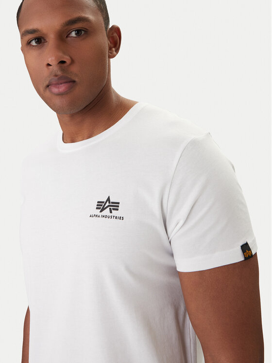 Alpha Industries Alpha Industries T-Shirt Basic 188505 Biały Regular Fit