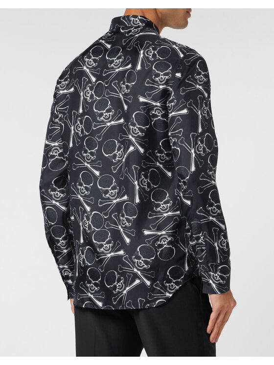 PHILIPP PLEIN PHILIPP PLEIN Koszula 9305 Czarny Regular Fit