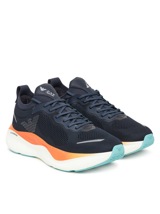 EA7 Emporio Armani EA7 Emporio Armani Sneakersy X8X246 XK443 MZ216 Tmavomodrá