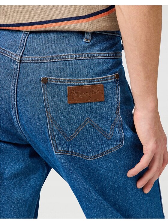 Wrangler Wrangler Jeansy Frontier Niebieski Relaxed Fit