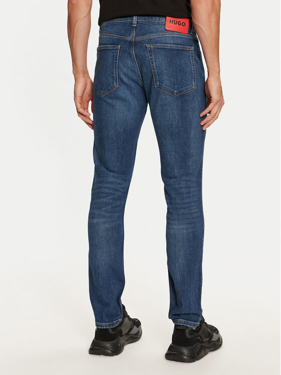 HUGO Hugo Jeansy 50522138 Niebieski Extra Slim Fit