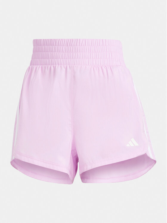 adidas adidas Спортивні шорти Pacer Training 3-Stripes IS1665 Рожевий Regular Fit