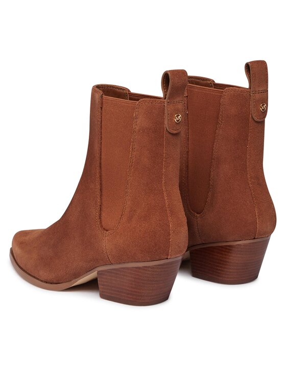 MICHAEL Michael Kors MICHAEL Michael Kors Боти тип челси Kinlee Bootie 40F3KNME5S Кафяв