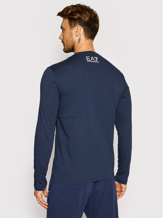 EA7 Emporio Armani EA7 Emporio Armani Longsleeve 6KPT30 PJ6EZ 1554 Granatowy Regular Fit