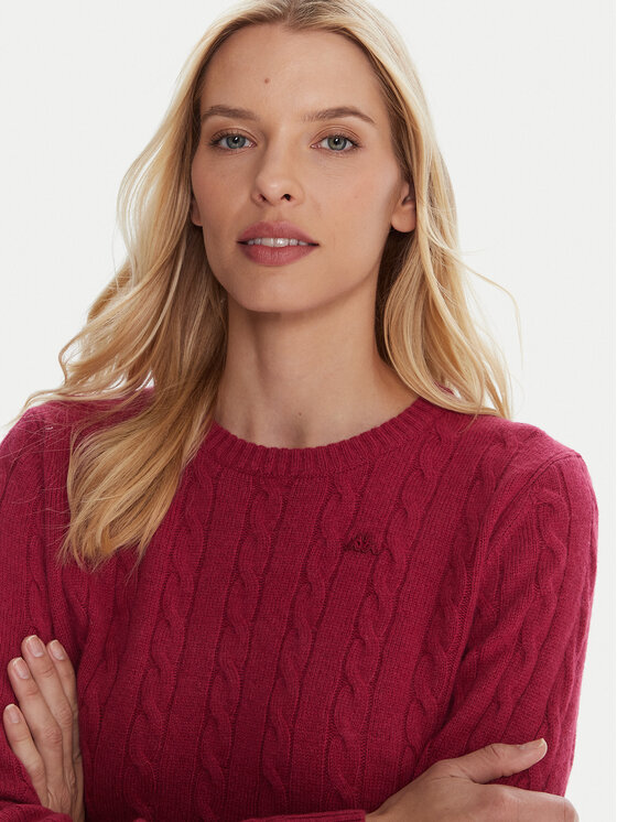 Robe di Kappa Robe di Kappa Džemper 65116CW Ružičasta Regular Fit