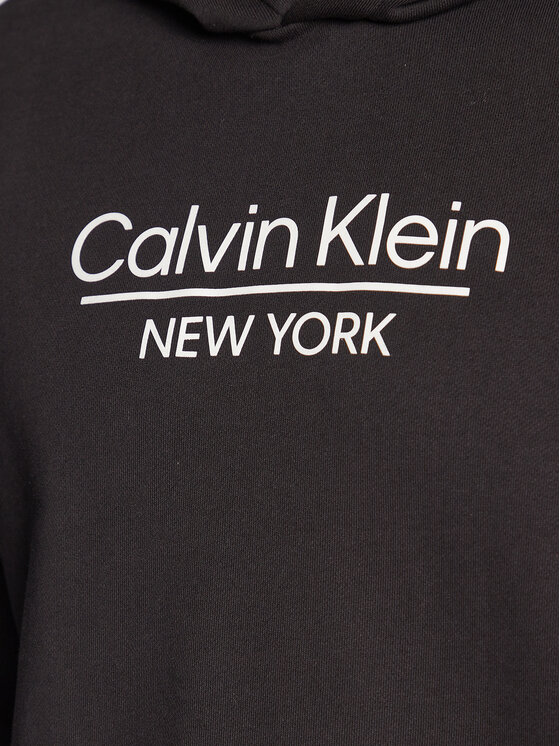 Calvin Klein Calvin Klein Sweatshirt New York Logo K10K110747 Schwarz Regular Fit