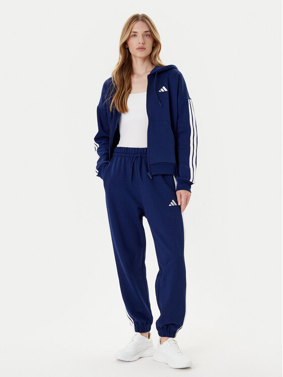 adidas adidas Majica dugih rukava Essentials 3-Stripes JY3083 Plava Regular Fit