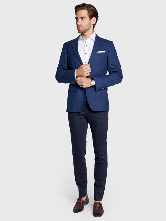 Camicia 784751 1962 Bianco Slim Fit