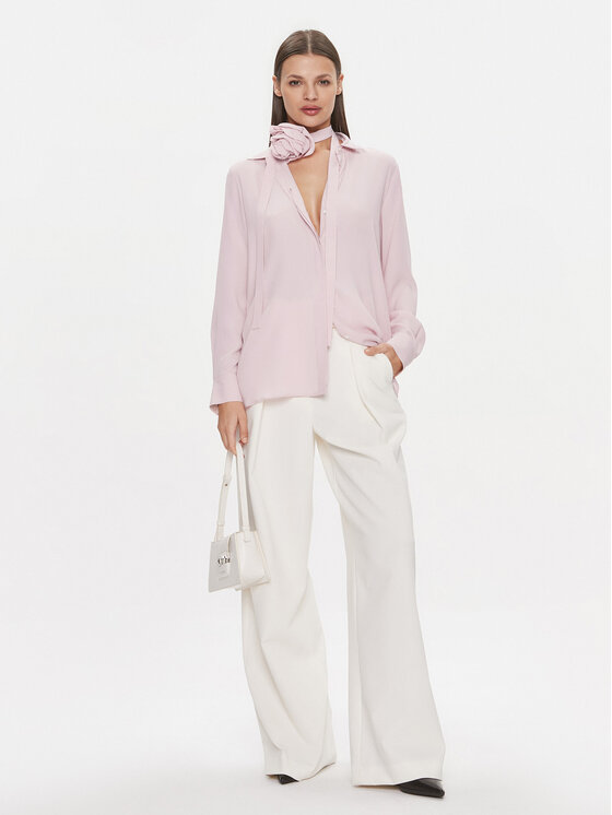 Marella Marella Ing Sauro 2413111091200 Rózsaszín Regular Fit