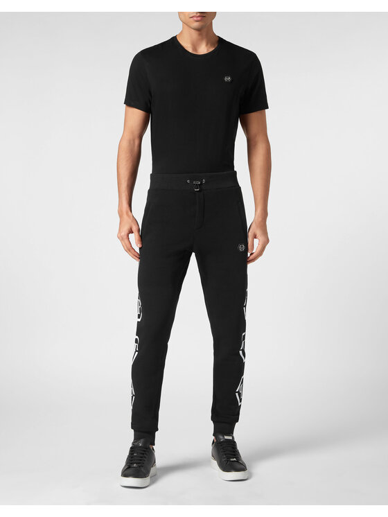 PHILIPP PLEIN PHILIPP PLEIN Teplákové kalhoty 20637 Černá Jogger Fit