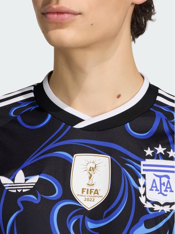 adidas adidas Koszulka techniczna Argentina 26 Away Jersey Czarny Slim Fit