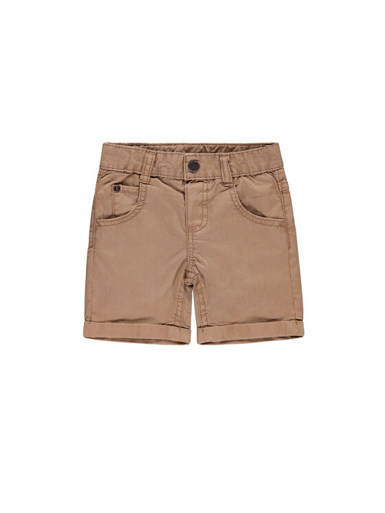 Kanz Kanz Szorty materiałowe 1912655-6022 Brązowy Basic Fit