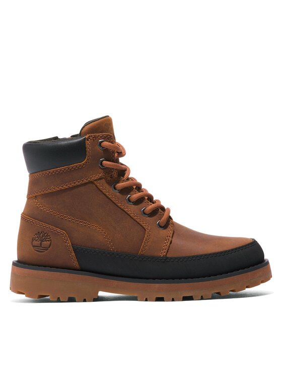 Timberland Pohodni čevlji Courma Kid Boot W/ Rand TB0A5XJ9F131 Rjava