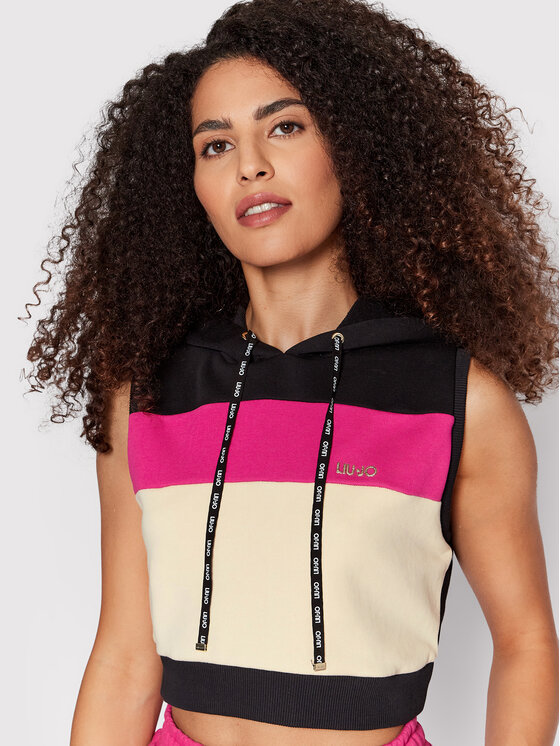 Liu Jo Sport Liu Jo Sport Felpa TA2162 F0870 Multicolore Regular Fit