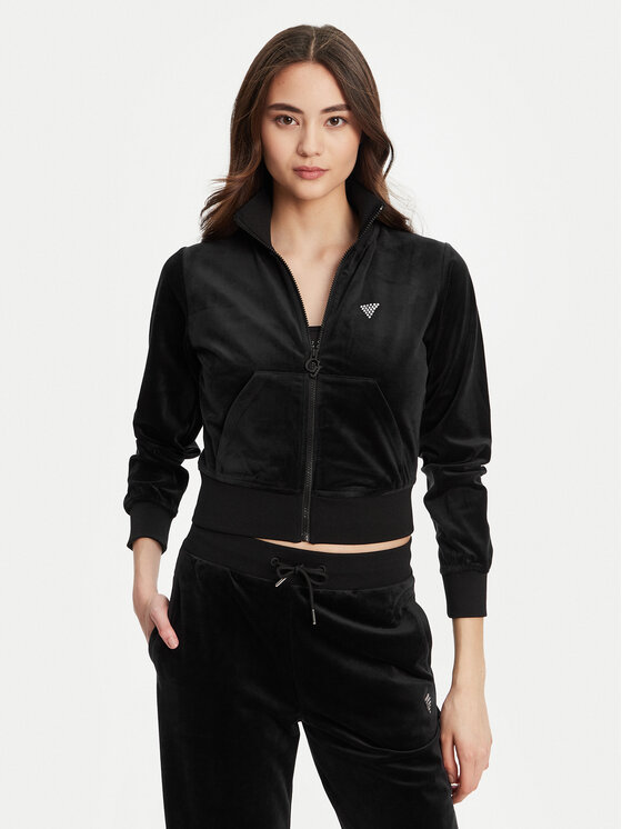 Guess Guess Mikina V3BQ22 K0232 Čierna Regular Fit