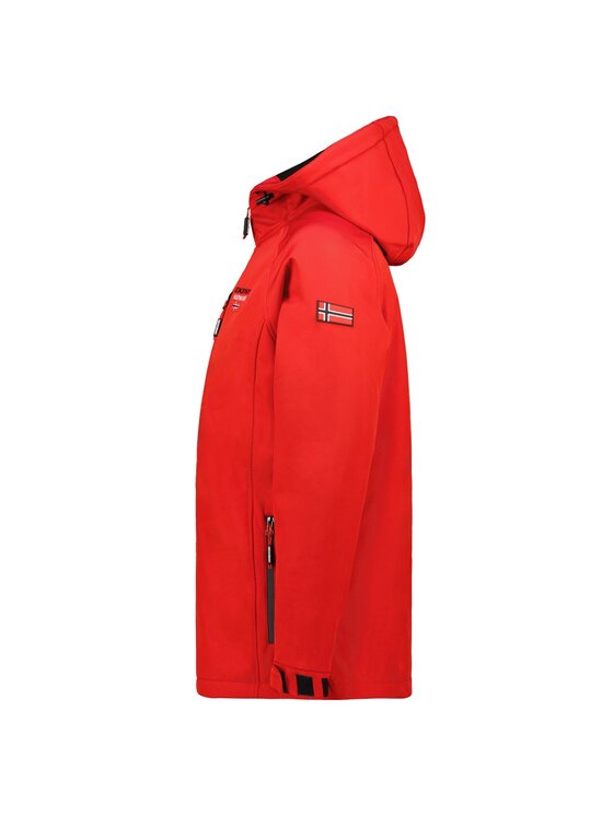 Geographical Norway Geographical Norway Kurtka softshell WY1162H/GN-RED Czerwony Regular Fit