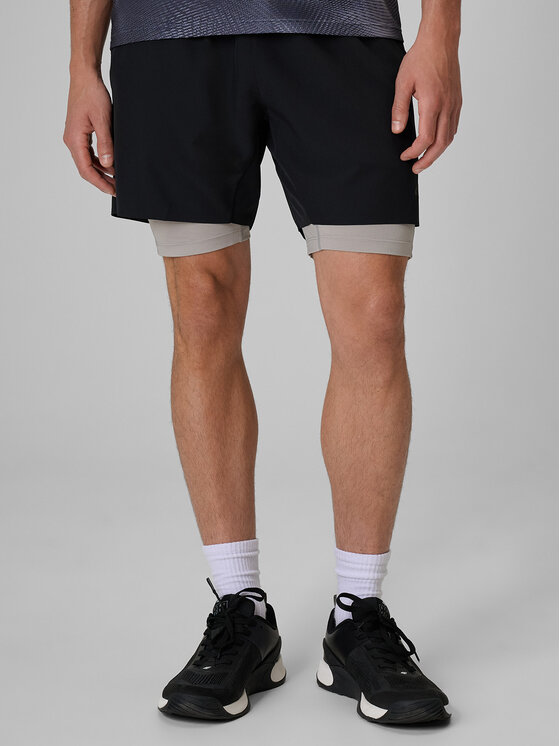 4F 4F Szorty sportowe CORE SYSTEM Czarny Regular Fit