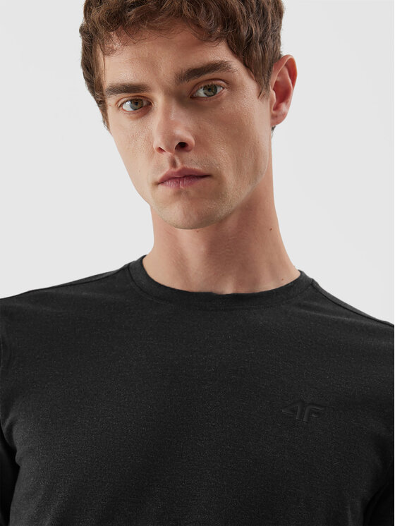 4F 4F Longsleeve 4FAW23TLONM155 Сірий Slim Fit