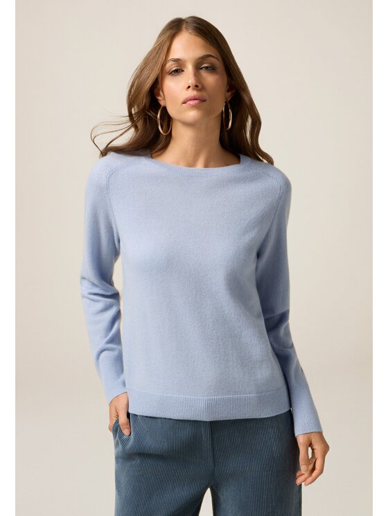 Oltre Oltre Maglione M369E001933N004 Turchese Regular Fit