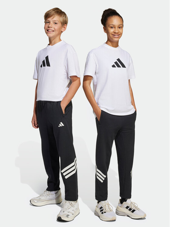 adidas adidas Спортивні штани Future Icons 3-Stripes JJ4808 Чорний Regular Fit
