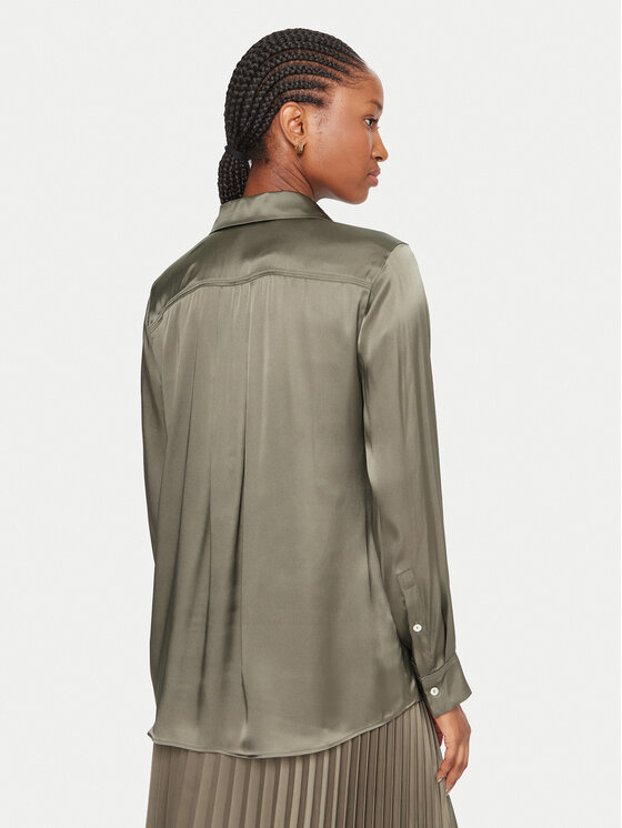 Marella Marella Camicia Bunny 2523116015 Verde Regular Fit