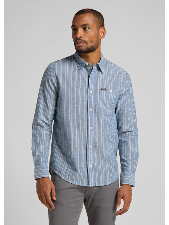 Lee Lee Camicia ONE POCKET SHIRT Bianco Regular Fit