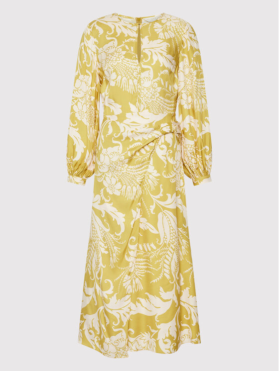 Ted Baker Ted Baker Koktel haljina Saraiy 261810 Žuta Regular Fit