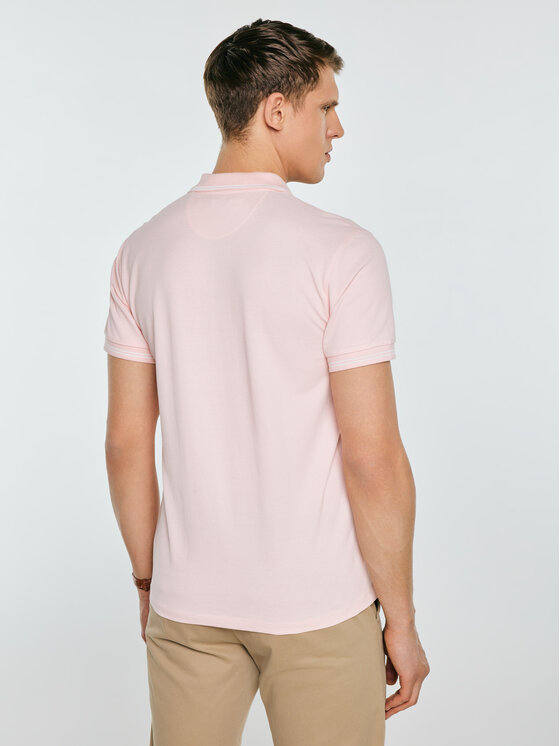 BIG STAR BIG STAR Polo WLADYM Różowy Basic Fit