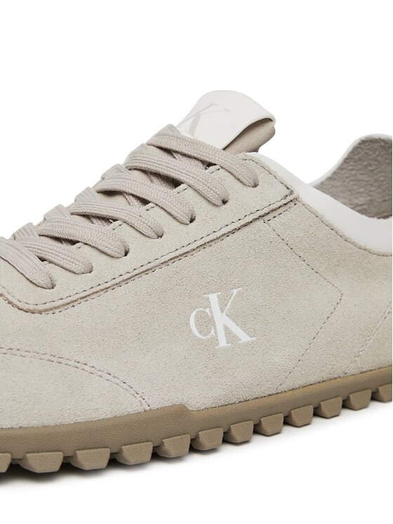 Calvin Klein Jeans Calvin Klein Jeans Sneakersy Low Profile Runner Mg Sue YW0YW01898 Beżowy