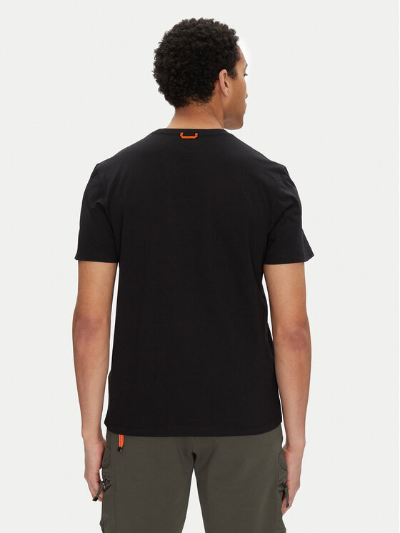 Parajumpers Parajumpers T-Shirt Space 25SMPMTSXF05 Czarny Regular Fit