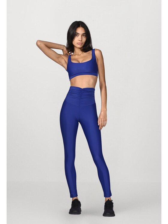 Flavia Valentini Flavia Valentini Legginsy 107 Błękitny Compression Fit