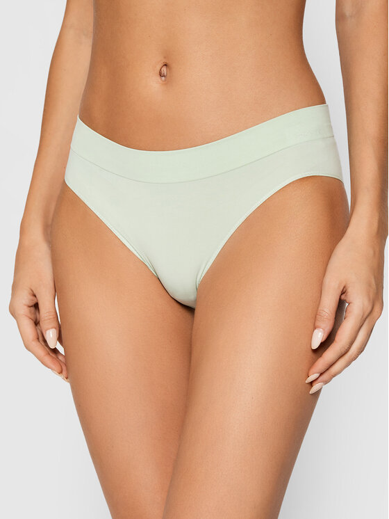DKNY Klasične spodnje hlačke DK5017 Zelena