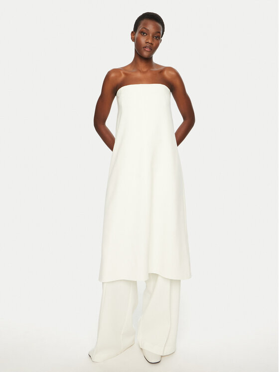 Herskind Herskind Sukienka koktajlowa Carly 5422177 Biały Loose Fit