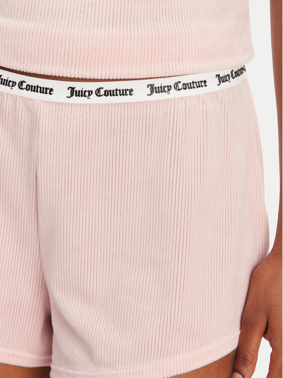 Juicy Couture Juicy Couture Rövid pizsama nadrág Austyn JCLHS125502 Rózsaszín Regular Fit