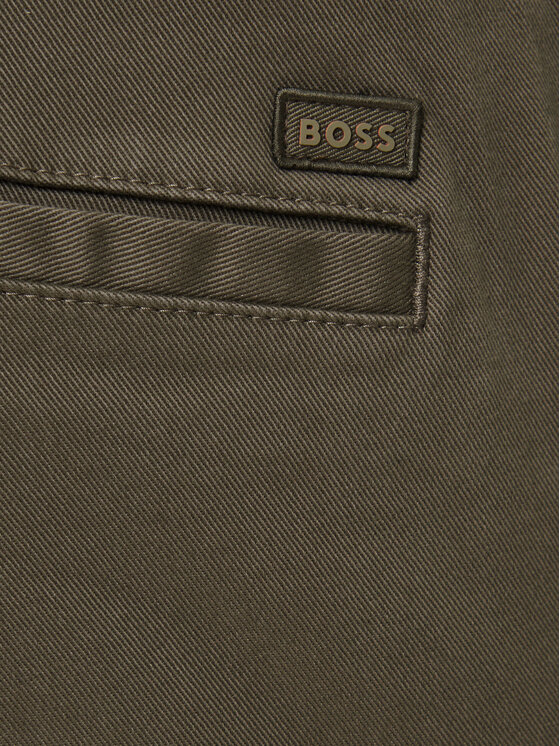 BOSS BOSS Chinos kelnes Sanderson-L-2 50542986 Žalia Regular Fit