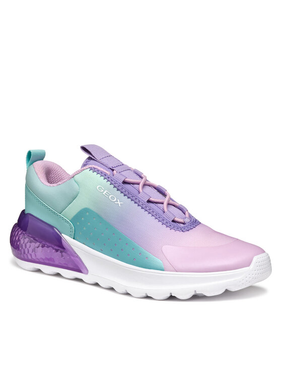 Geox Geox Tenisice J Activart Illuminus J45LZA 02A9J C4A8R S Ružičasta