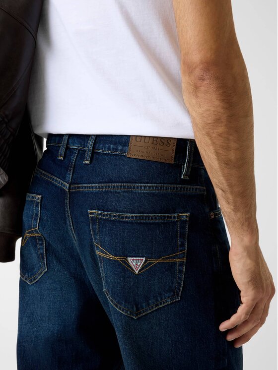 Guess Guess Jeansy 180844 Modrá Regular Fit