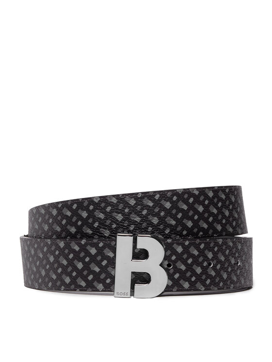 Pasek Męski BOSS, Czarny, B Icon 50475277