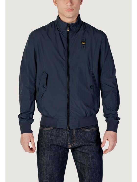 Blauer Blauer Μπουφάν δερμάτινο ALWIN Μπλε Regular Fit