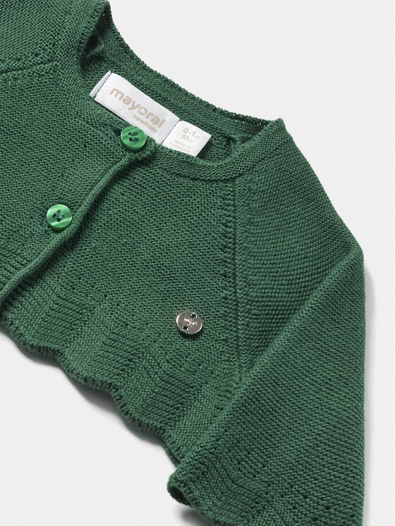 Mayoral Mayoral Kardigan 307 Zielony Regular Fit