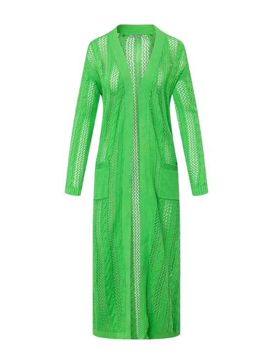 QUIOSQUE QUIOSQUE Kardigan QUIOSQUE 6SS001902 Zielony Regular Fit