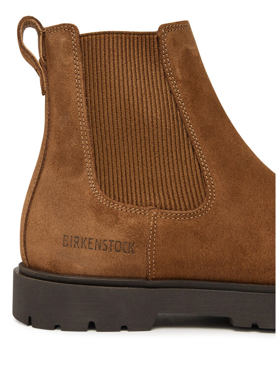 Birkenstock Birkenstock Kotníková obuv s elastickým prvkem Highwood Slip On Mid 1030632 Hnědá